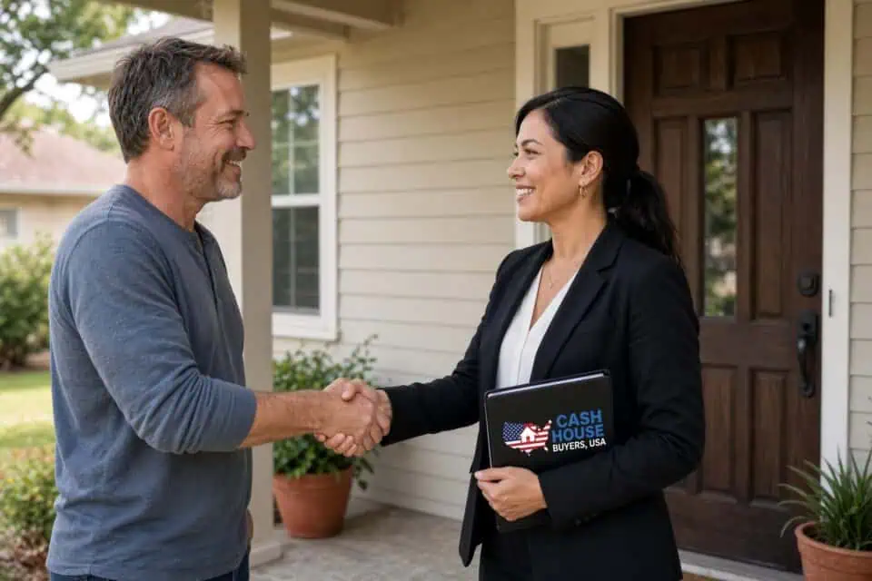 Usa. A Handshake Closes Another Deal With A Happy Seller In Fort worth.